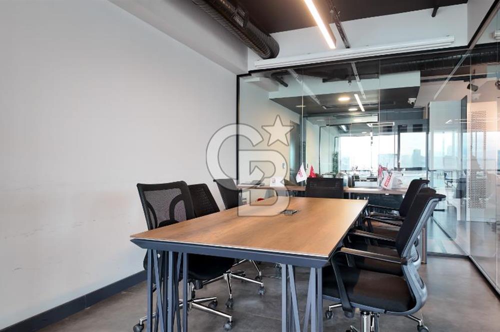 TEPEKULE İŞ VE KONGRE MERKEZİNDE DENİZ MANZARALI SATILIK OFİS