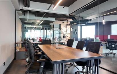 TEPEKULE İŞ VE KONGRE MERKEZİNDE DENİZ MANZARALI SATILIK OFİS