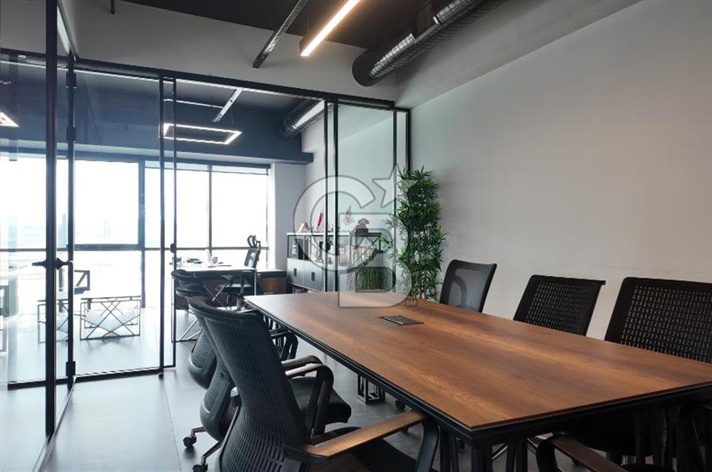 TEPEKULE İŞ VE KONGRE MERKEZİNDE DENİZ MANZARALI SATILIK OFİS