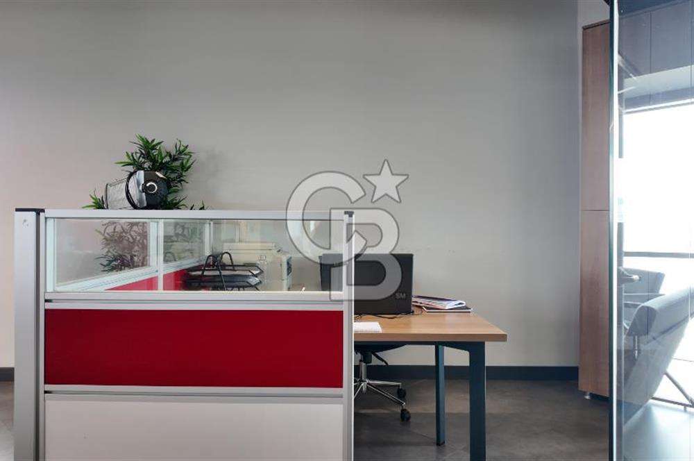 TEPEKULE İŞ VE KONGRE MERKEZİNDE DENİZ MANZARALI SATILIK OFİS