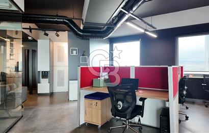 TEPEKULE İŞ VE KONGRE MERKEZİNDE DENİZ MANZARALI SATILIK OFİS