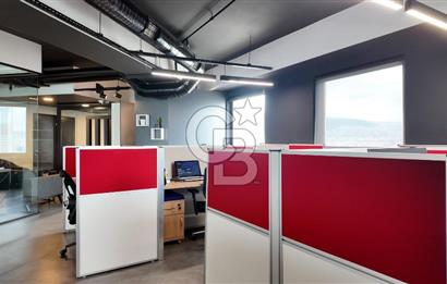 TEPEKULE İŞ VE KONGRE MERKEZİNDE DENİZ MANZARALI SATILIK OFİS