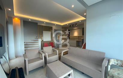 ORTAKENT’TE SATILIK DENİZ VE ŞEHİR MANZARALI TRİPLEKS VİLLA