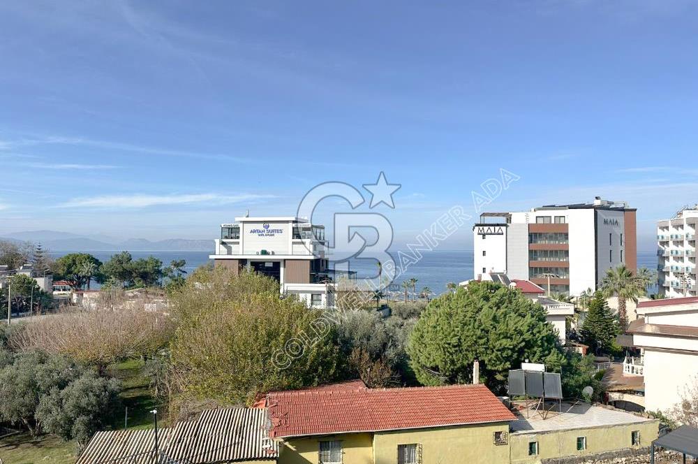 Güzelçamlı Plajına 150 Metre! Deniz Manzaralı Satılık 1+1 Daire