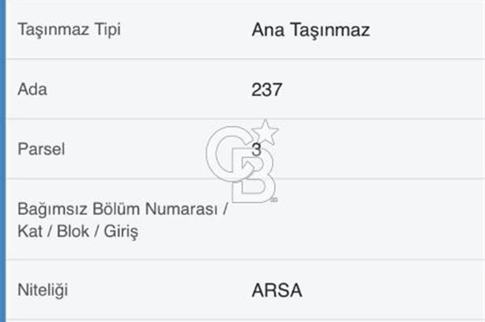 KAYSERİ YUKARI TALAS'DA 1005 m2 SATILIK İMARLI ARSA