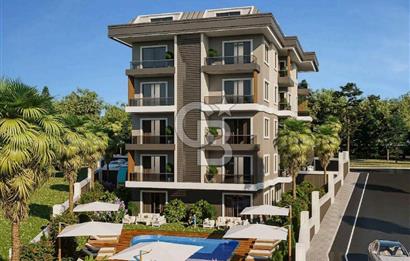 Alanya Payallarda Butik Havuzlu BİNA' da 1+1 daire Hemen Tapu
