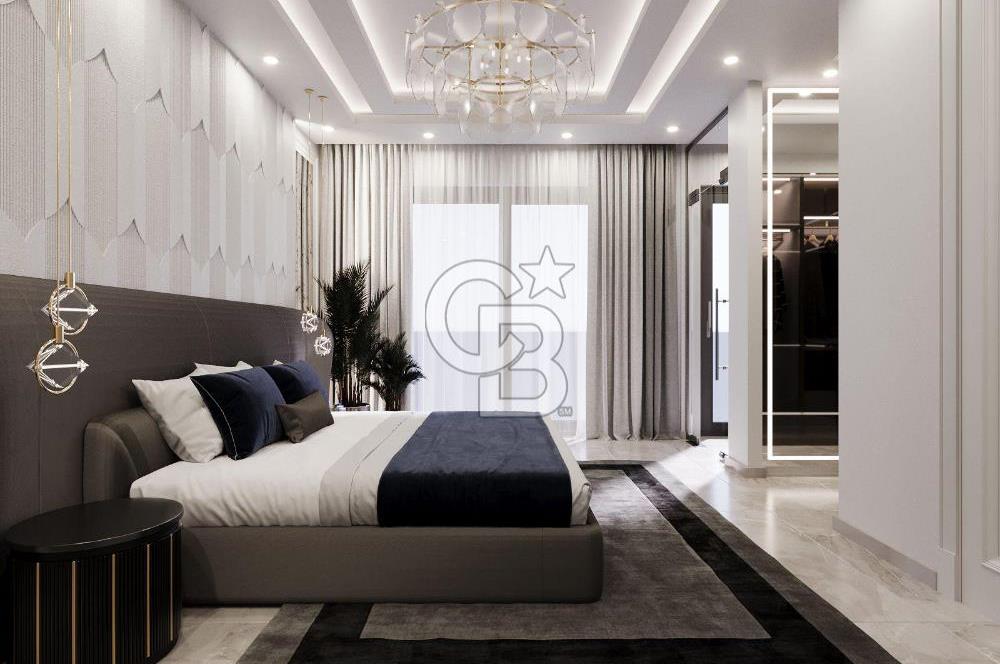 Alanya Türkler 4+1 Tripleks Lüks Villa Müstakil Havuzlu 