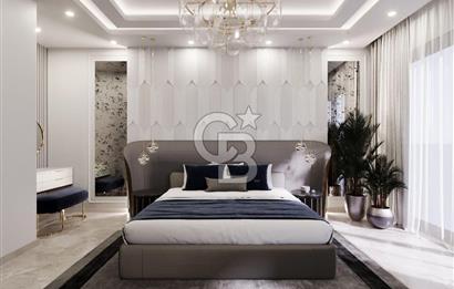 Alanya Türkler 4+1 Tripleks Lüks Villa Müstakil Havuzlu 