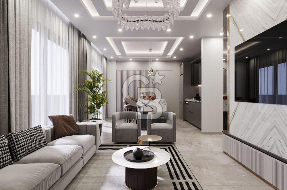 Alanya Türkler 4+1 Tripleks Lüks Villa Müstakil Havuzlu 