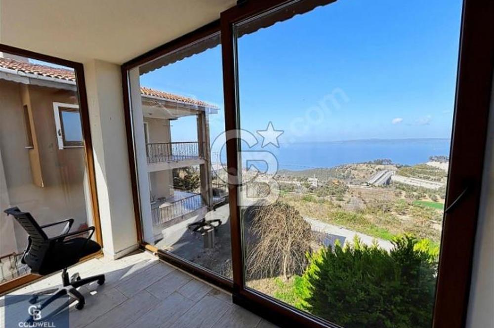 ÇANAKKALE'DE DOĞA İÇİNDE FULL BOĞAZ MANZARALI SATILIK 5+2 VİLLA