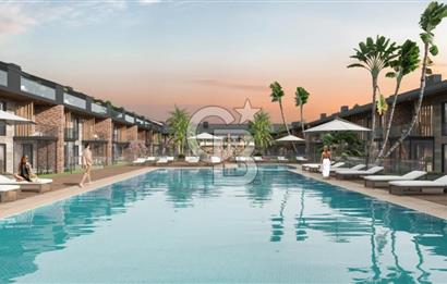 SUN CITY ANTALYADA BAHÇELİ, VİLLA KONFORUNDA 1+1 SATILIK DAİRE