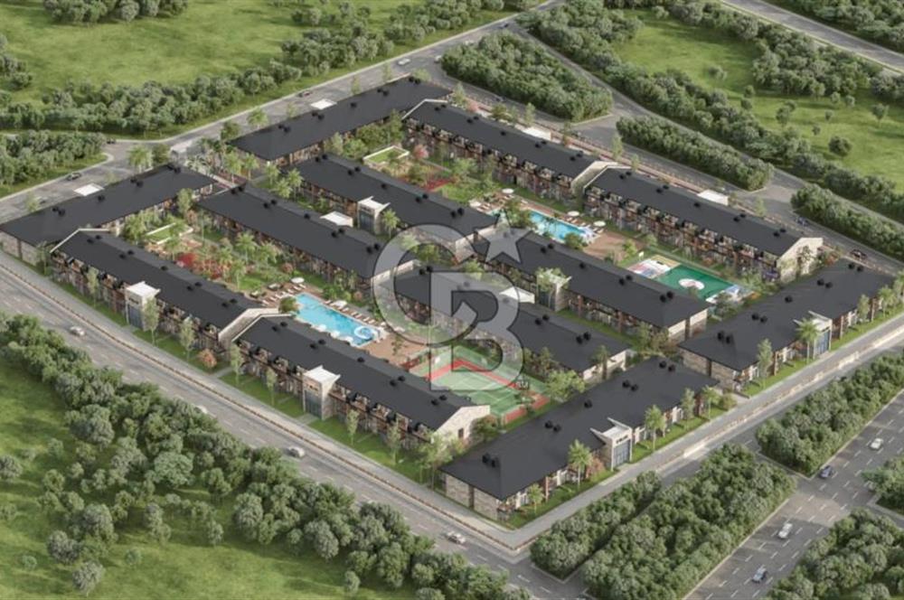 SUN CITY ANTALYADA BAHÇELİ, VİLLA KONFORUNDA 1+1 SATILIK DAİRE