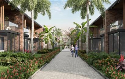 SUN CITY ANTALYADA BAHÇELİ, VİLLA KONFORUNDA 1+1 SATILIK DAİRE