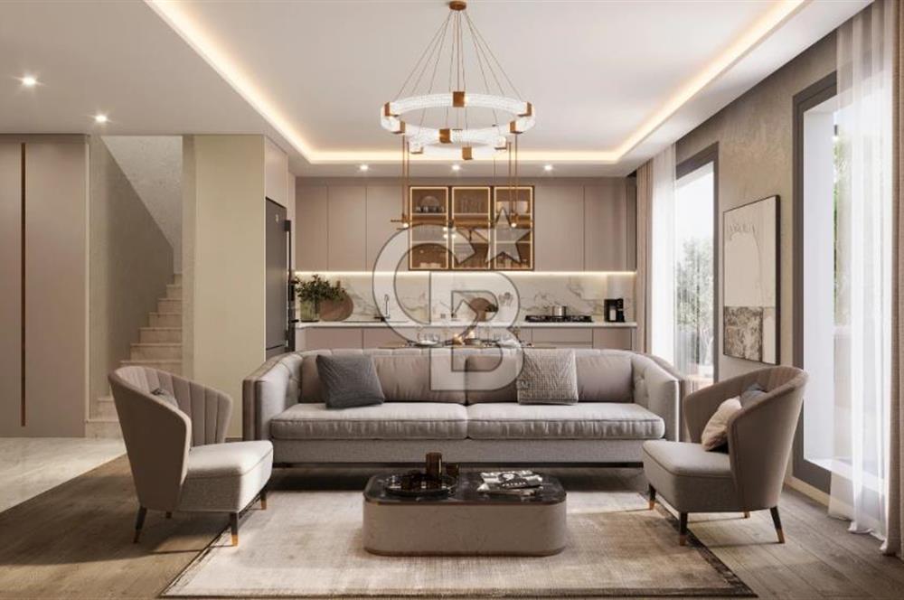 SUN CITY ANTALYADA BAHÇELİ, VİLLA KONFORUNDA 1+1 SATILIK DAİRE