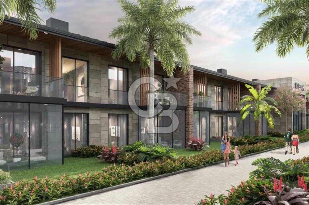 SUN CITY ANTALYADA BAHÇELİ, VİLLA KONFORUNDA 1+1 SATILIK DAİRE