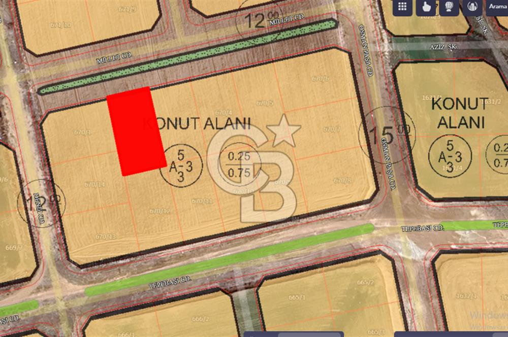 TEMELLİ HÜRRİYET MAHALLESİN'DE MÜSTAKİL TAPULU İMARLI ARSA