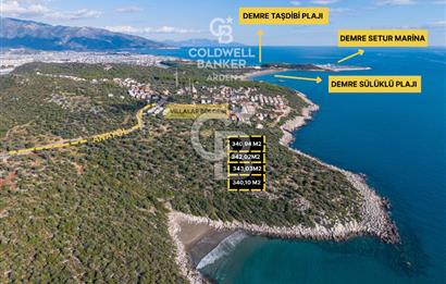 CB ARDEN den DEMRE KUMDAĞI nda DENİZ MANZARALI SATILIK ARSALAR