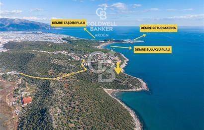 CB ARDEN den DEMRE KUMDAĞI nda DENİZ MANZARALI SATILIK ARSALAR