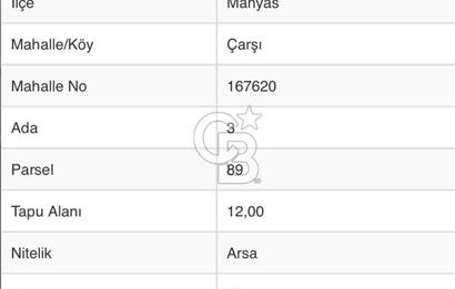 Balıkesir Manyas Merkezde Satılık Özel Konumlu Fırsat Arsa