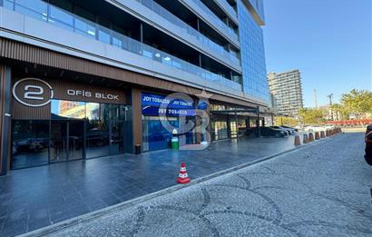 BORNOVA FOLKART TİME'DA, 1+0, BALKONLU, KİRALIK OFİS