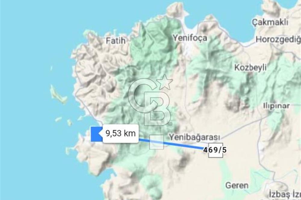 İZMİR FOÇA BAĞARASI VİLLA İMARLI ARSA