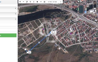 Gerede'de Yol Kenarı 561 m2 Tek Tapu Satılık Villa Parseli