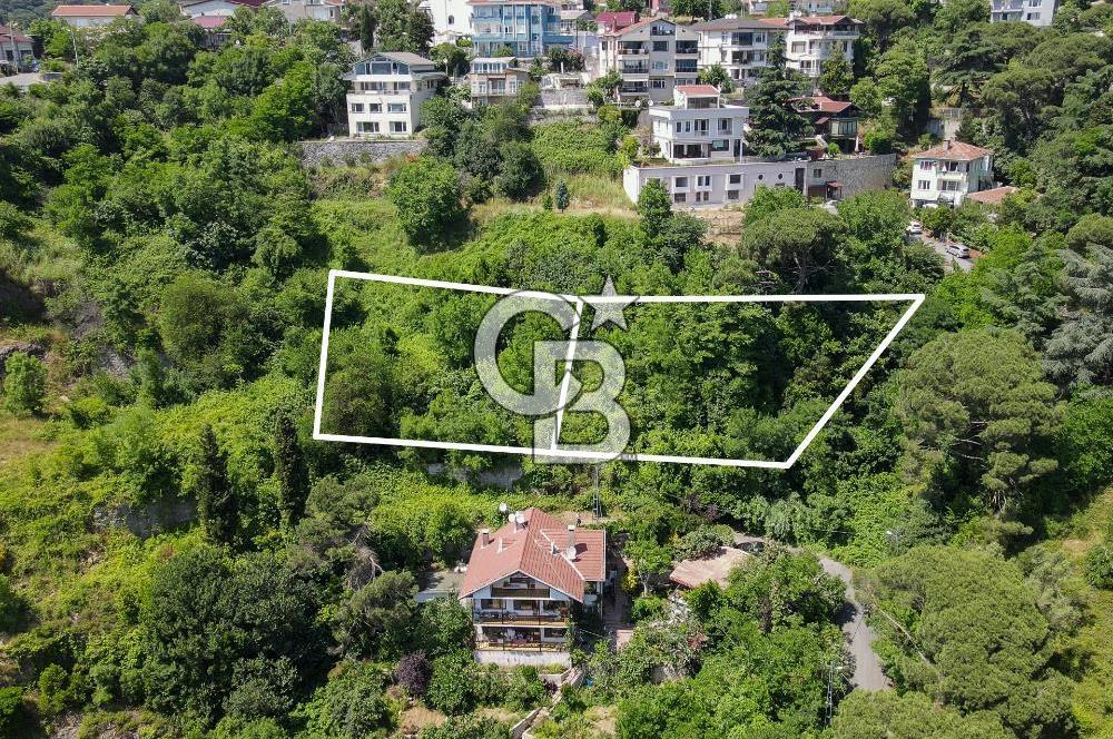 Fırsat Satılık 459m2 Arsa Sarıyer Haydar Doğu Sk. Deniz Manzaralı-Bahçe 