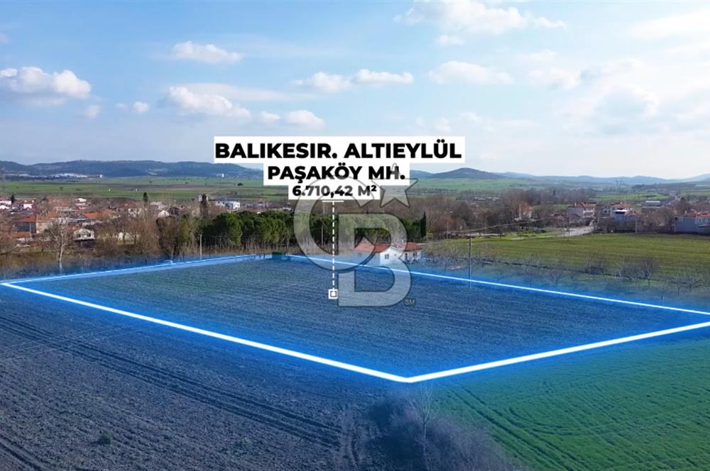 BALIKESİR ALTIEYLÜL PAŞAKÖY'DE FIRSAT SATILIK İMARLI ARSA
