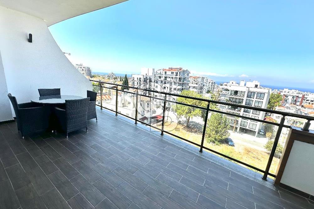 Akacan Elegance Sitesi Full Deniz ve Havuz Manzaralı 3+1 Lüks Eşyalı Kiralık Daire