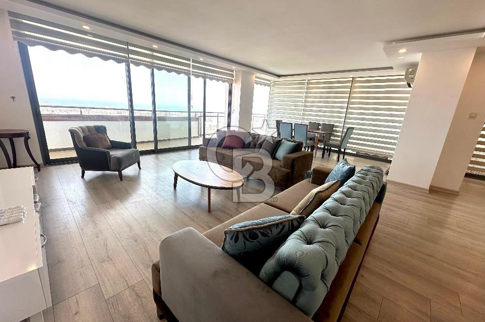 Akacan Elegance Sitesi Full Deniz ve Havuz Manzaralı 3+1 Lüks Eşyalı Kiralık Köşe Daire