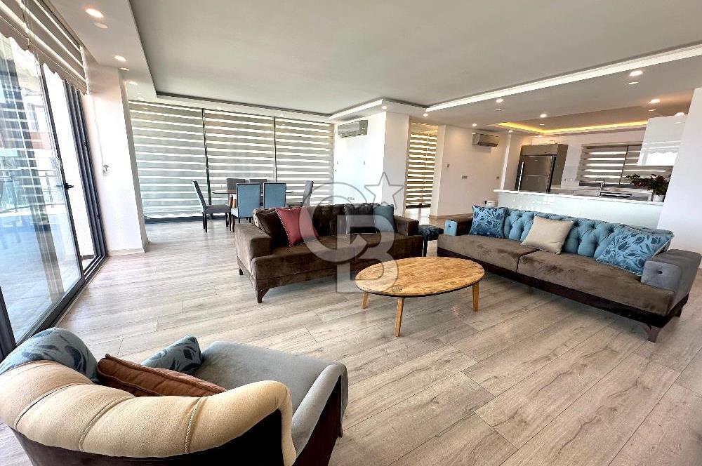 Akacan Elegance Sitesi Full Deniz ve Havuz Manzaralı 3+1 Lüks Eşyalı Kiralık Köşe Daire