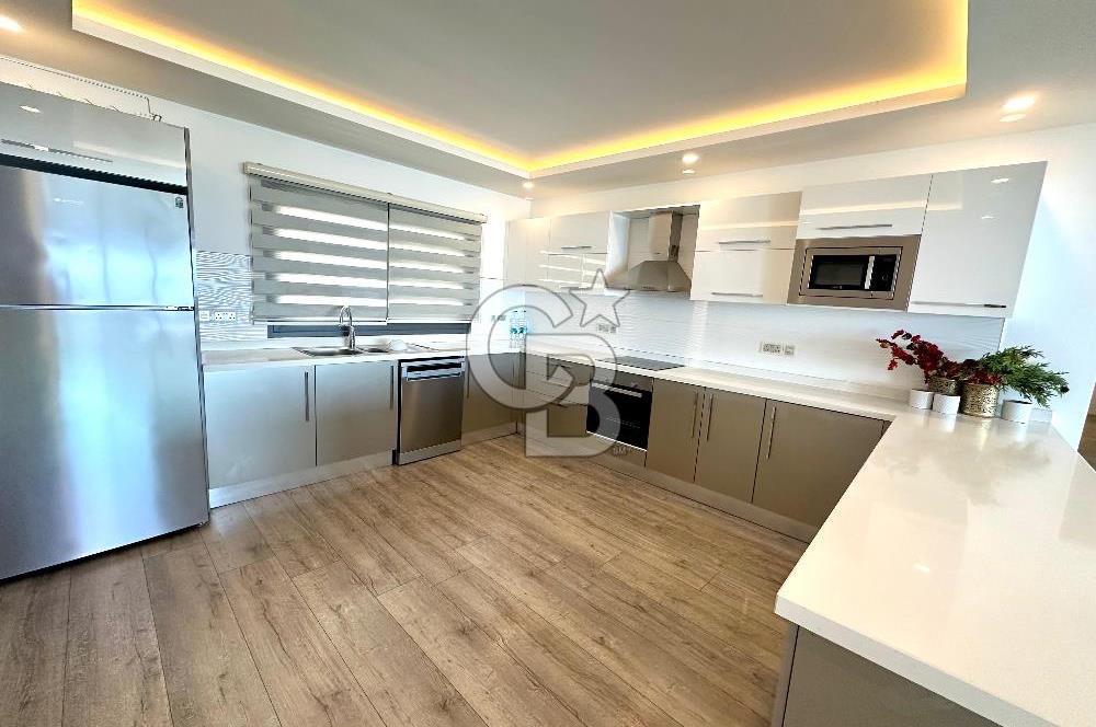 Akacan Elegance Sitesi Full Deniz ve Havuz Manzaralı 3+1 Lüks Eşyalı Kiralık Köşe Daire