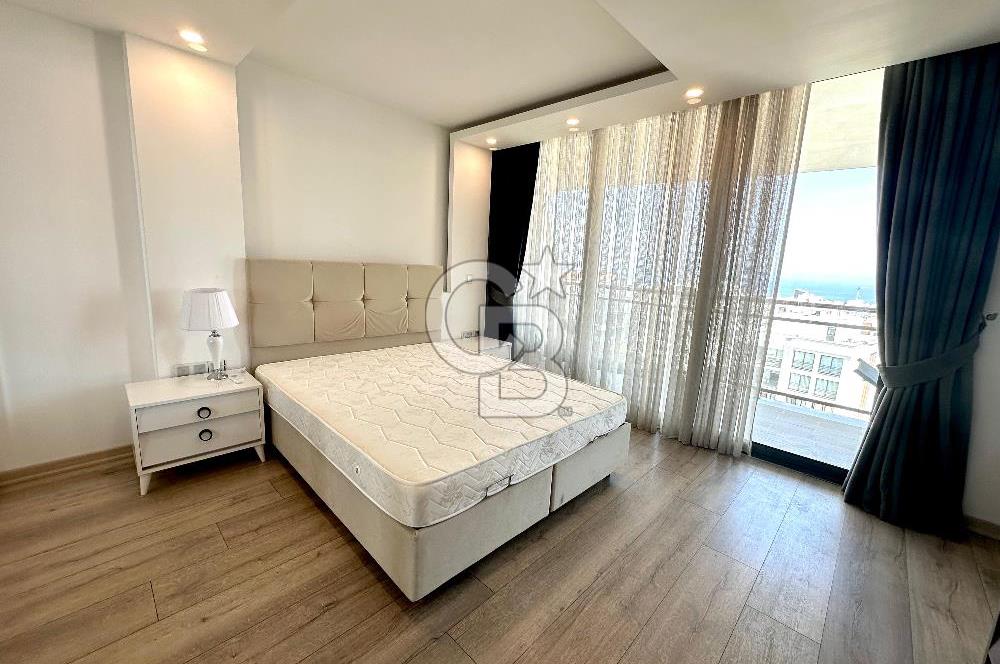 Akacan Elegance Sitesi Full Deniz ve Havuz Manzaralı 3+1 Lüks Eşyalı Kiralık Köşe Daire