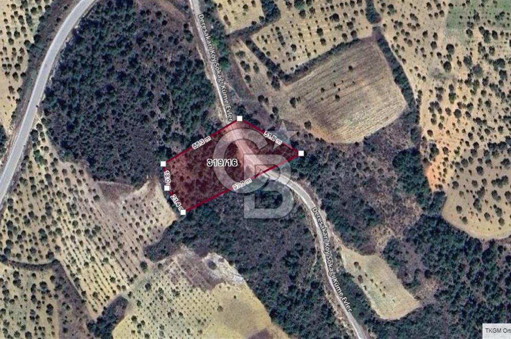 CB'DAN BİLECİK MERKEZ DERESAKARI, 3,400M2, MÜSTAKİL, SATILIK ARAZİ