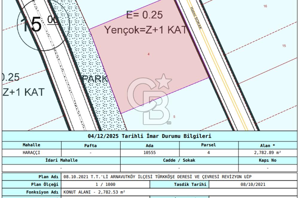 SATILIK HARAÇÇI PEGASUS VİLLA KENTTE ARSA 671 M2