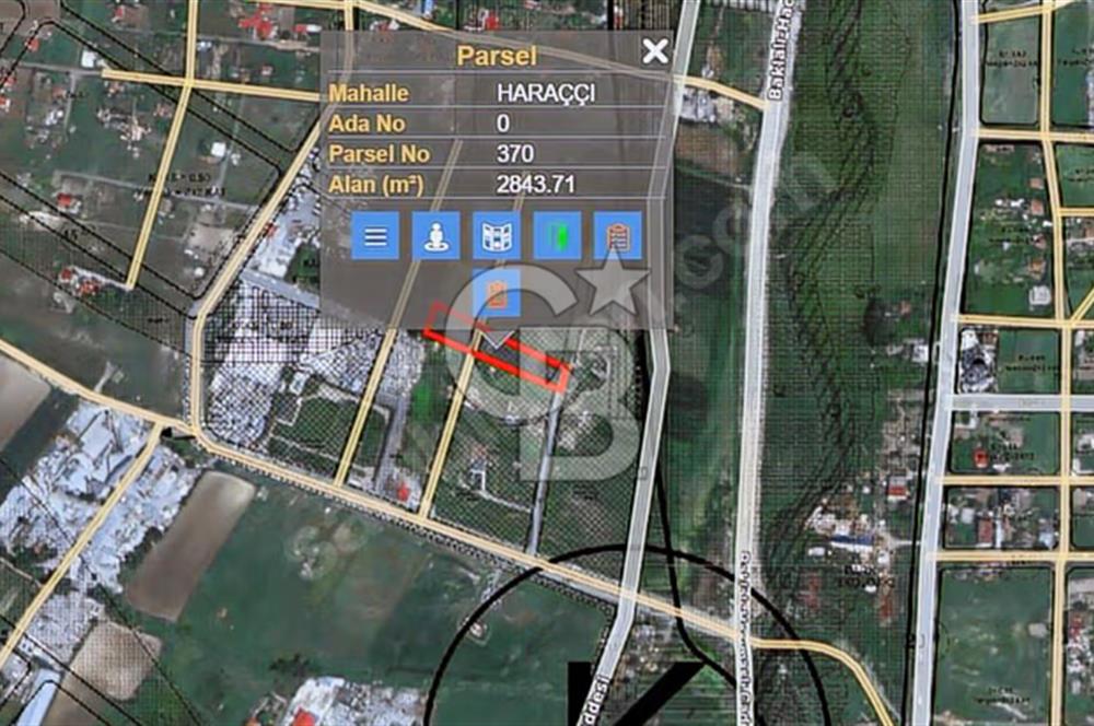 SATILIK HARAÇÇI MUAYENE İSTASYONUNUN YANINDA TİCARİ İMARLI ARSA