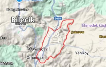 Bilecik,Aşağıköy,Kayı Boyunda otogara ve YHT ne yakın tarla