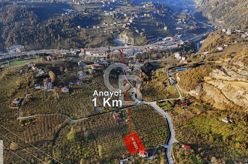 TRABZON ORTAHİSARDA' DA 1 DÖNÜM ARAZİ