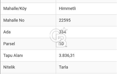 Kocaeli Körfez Himmetli %5 imarlı satılık düzgün 4 dönüm tarla