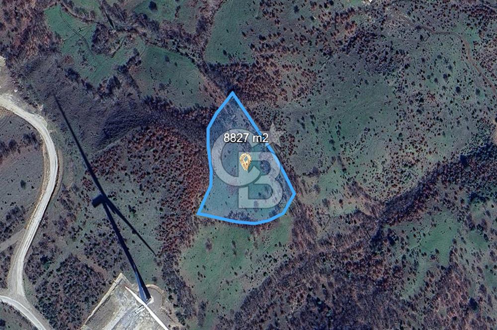 ÇANAKKALE DEDELER KÖYÜNDE ENERJİ YATIRIMINA UYGUN 8.827M² ARAZİ
