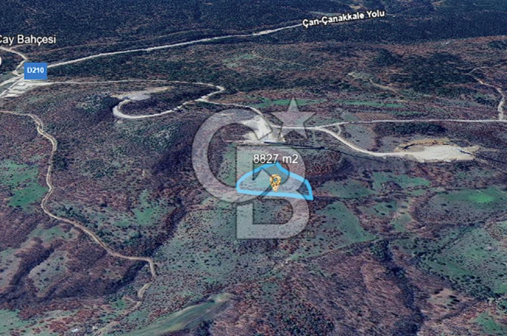 ÇANAKKALE DEDELER KÖYÜNDE ENERJİ YATIRIMINA UYGUN 8.827M² ARAZİ