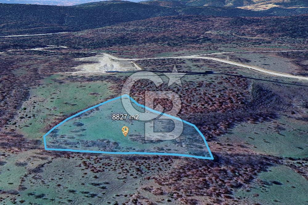 ÇANAKKALE DEDELER KÖYÜNDE ENERJİ YATIRIMINA UYGUN 8.827M² ARAZİ