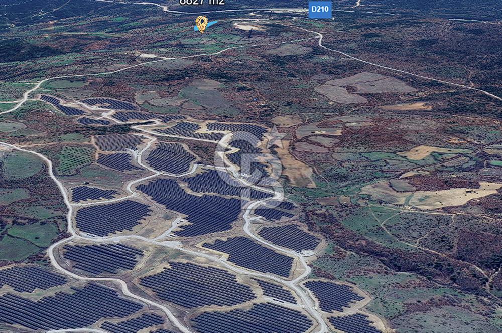 ÇANAKKALE DEDELER KÖYÜNDE ENERJİ YATIRIMINA UYGUN 8.827M² ARAZİ