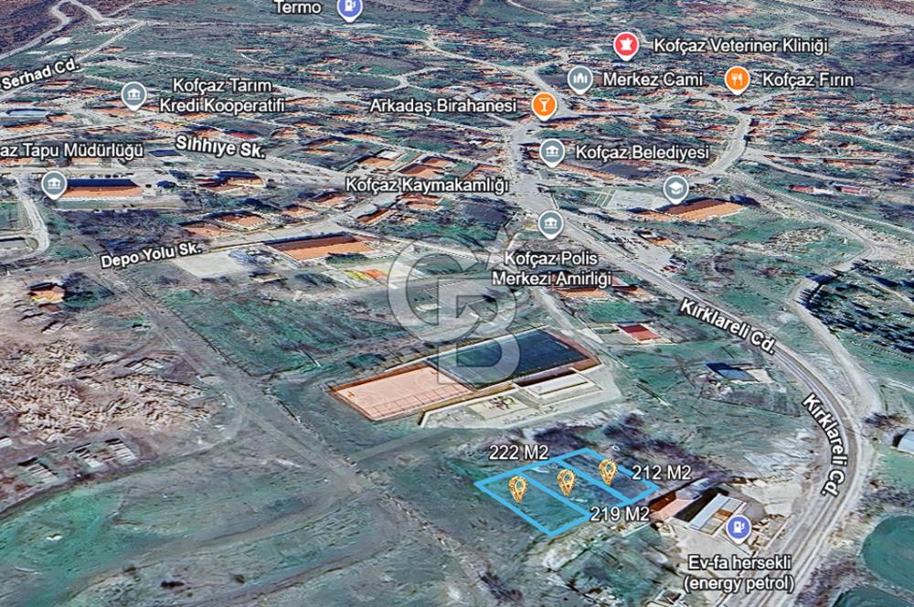 KOFÇAZDA TOKİ PROJESİ YANINDA 653 M2 TİCARİ+KONUT İMARLI ARSA