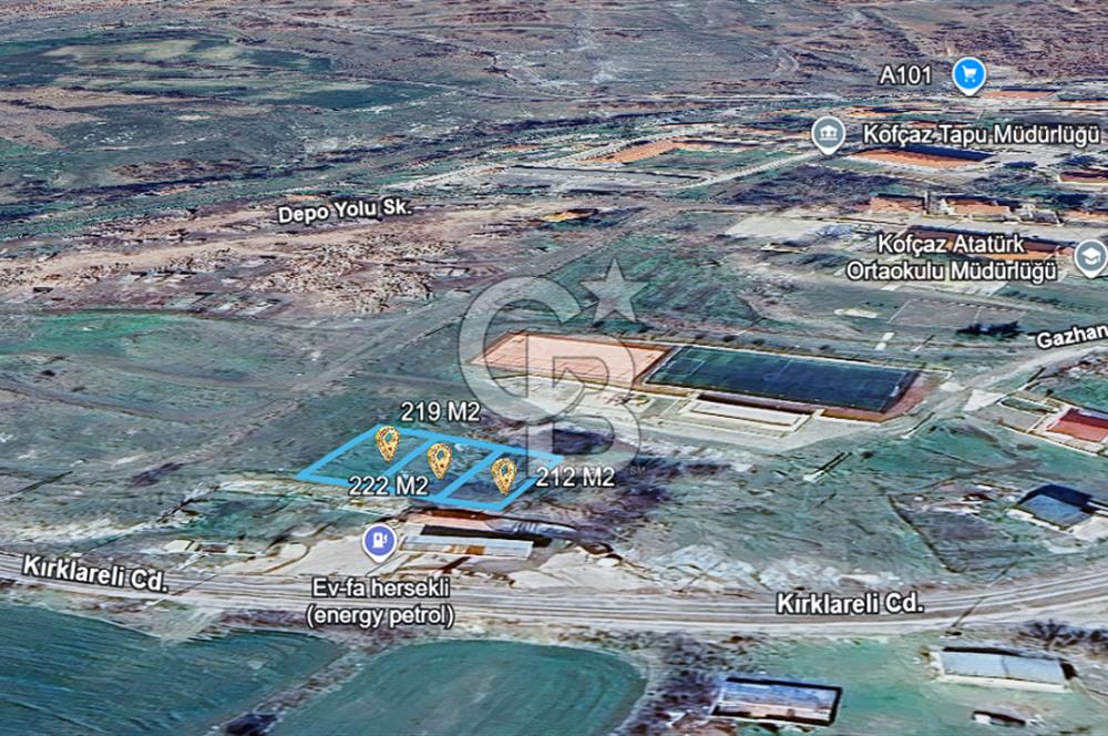 KOFÇAZDA TOKİ PROJESİ YANINDA 653 M2 TİCARİ+KONUT İMARLI ARSA