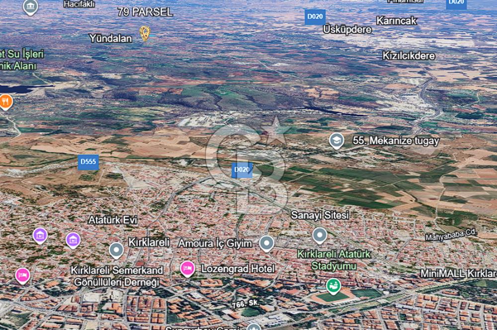 KIRKLARELİ YÜNDALANDA 300 VE 270 m² YATIRIMLIK PARSELLER