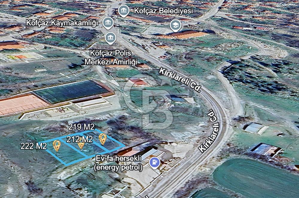 KOFÇAZDA %40 TİCARİ + KONUT İMARLI 222 M² SATILIK ARSA