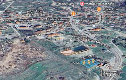 KOFÇAZDA %40 TİCARİ + KONUT İMARLI 222 M² SATILIK ARSA