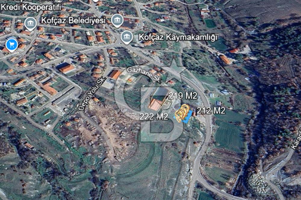 KOFÇAZDA %40 TİCARİ + KONUT İMARLI 222 M² SATILIK ARSA