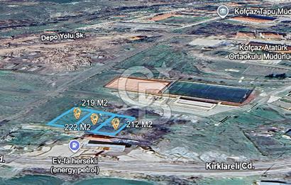 KOFÇAZDA %40 TİCARİ + KONUT İMARLI 222 M² SATILIK ARSA